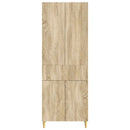 Skab Sæt 2 pcs 66 x 34,5 x 90 cm Konstrueret træ