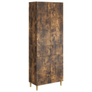 Skab Sæt 2 pcs 66 x 34,5 x 90 cm Konstrueret træ