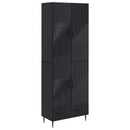 Skab Sæt 2 pcs 66 x 34,5 x 95 cm Konstrueret træ