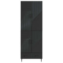 Skab Sæt 2 pcs 66 x 34,5 x 95 cm Konstrueret træ