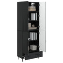 Skab Sæt 2 pcs 66 x 34,5 x 95 cm Konstrueret træ