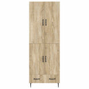 Skab Sæt 2 pcs 66 x 34,5 x 95 cm Konstrueret træ