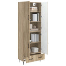Skab Sæt 2 pcs 66 x 34,5 x 95 cm Konstrueret træ