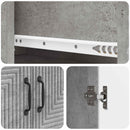 Skab Sæt 2 pcs 66 x 34,5 x 95 cm Konstrueret træ