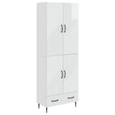 Skab Sæt 2 pcs 66 x 34,5 x 95 cm Konstrueret træ