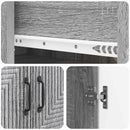 Skab Sæt 2 pcs 66 x 34,5 x 95 cm Konstrueret træ
