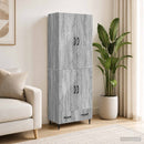 Skab Sæt 2 pcs 66 x 34,5 x 95 cm Konstrueret træ