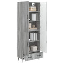 Skab Sæt 2 pcs 66 x 34,5 x 95 cm Konstrueret træ