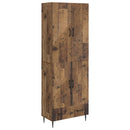 Skab Sæt 2 pcs 66 x 34,5 x 95 cm Konstrueret træ