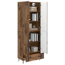 Skab Sæt 2 pcs 66 x 34,5 x 95 cm Konstrueret træ