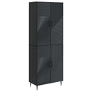 Skab Sæt 2 pcs 66 x 34,5 x 89,5 cm Konstrueret træ