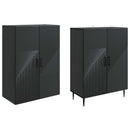 Skab Sæt 2 pcs 66 x 34,5 x 89,5 cm Konstrueret træ