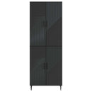 Skab Sæt 2 pcs 66 x 34,5 x 89,5 cm Konstrueret træ