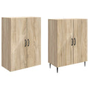Skab Sæt 2 pcs 66 x 34,5 x 89,5 cm Konstrueret træ