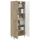 Skab Sæt 2 pcs 66 x 34,5 x 89,5 cm Konstrueret træ