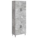Skab Sæt 2 pcs 66 x 34,5 x 89,5 cm Konstrueret træ