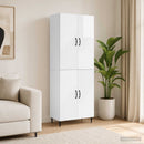 Skab Sæt 2 pcs 66 x 34,5 x 89,5 cm Konstrueret træ