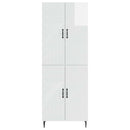 Skab Sæt 2 pcs 66 x 34,5 x 89,5 cm Konstrueret træ