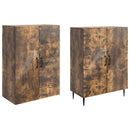 Skab Sæt 2 pcs 66 x 34,5 x 89,5 cm Konstrueret træ
