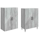 Skab Sæt 2 pcs Grå Sonoma 66 x 34,5 x 89,5 cm Konstrueret træ