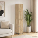 Skab Sæt 2 pcs Sonoma-eg 33 x 34,5 x 89,5 cm Konstrueret træ