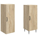 Skab Sæt 2 pcs Sonoma-eg 33 x 34,5 x 89,5 cm Konstrueret træ