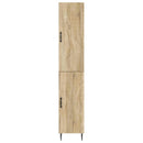Skab Sæt 2 pcs Sonoma-eg 33 x 34,5 x 89,5 cm Konstrueret træ