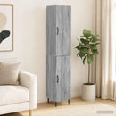 Skab Sæt 2 pcs Grå Sonoma 33 x 34,5 x 89,5 cm Konstrueret træ