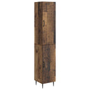 Skab Sæt 2 pcs Gammelt træ 33 x 34,5 x 89,5 cm Konstrueret træ