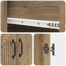 Skab Sæt 2 stk. 66 x 34,5 x 90 cm Konstrueret træ Artisan-eg