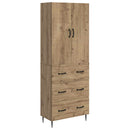 Skab Sæt 2 stk. 66 x 34,5 x 90 cm Konstrueret træ Artisan-eg