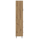 Skab Sæt 2 stk. 66 x 34,5 x 90 cm Konstrueret træ Artisan-eg