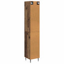 Skab Sæt 2 pcs Gammelt træ 33 x 34,5 x 90 cm Konstrueret træ