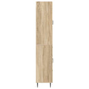 Skab Sæt 2 pcs Sonoma-eg 66 x 34,5 x 89,5 cm Konstrueret træ