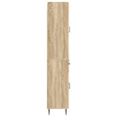 Skab Sæt 2 pcs Sonoma-eg 66 x 34,5 x 89,5 cm Konstrueret træ