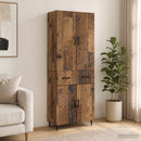 Skab Sæt 2 pcs Gammelt træ 66 x 34,5 x 89,5 cm Konstrueret træ
