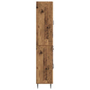 Skab Sæt 2 pcs Gammelt træ 66 x 34,5 x 89,5 cm Konstrueret træ