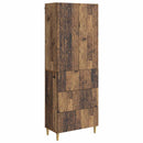 Skab Sæt 2 pcs Gammelt træ 66 x 34,5 x 90 cm Konstrueret træ