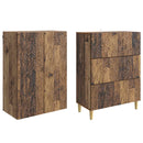 Skab Sæt 2 pcs Gammelt træ 66 x 34,5 x 90 cm Konstrueret træ