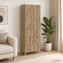 Skab Sæt 2 stk. 66 x 34,5 x 90 cm Konstrueret træ Artisan-eg