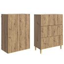 Skab Sæt 2 stk. 66 x 34,5 x 90 cm Konstrueret træ Artisan-eg