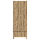 Skab Sæt 2 stk. 66 x 34,5 x 90 cm Konstrueret træ Artisan-eg