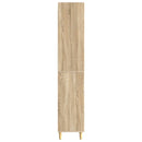 Skab Sæt 2 pcs Sonoma-eg 33 x 34,5 x 90 cm Konstrueret træ