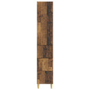 Skab Sæt 2 pcs Gammelt træ 33 x 34,5 x 90 cm Konstrueret træ