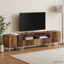 3-delt LED TV Skab DELFT Gammelt træ Konstrueret træ