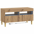 5-delt LED TV-skab Artisan-eg Konstrueret træ