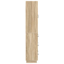 Skab Sæt 2 pcs Sonoma-eg 66 x 34,5 x 87 cm Konstrueret træ