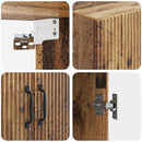 Skab Sæt 2 pcs Gammelt træ 66 x 34,5 x 87 cm Konstrueret træ