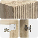 Skab Sæt 2 pcs Sonoma-eg 33 x 34,5 x 87 cm Konstrueret træ