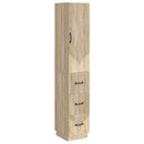 Skab Sæt 2 pcs Sonoma-eg 33 x 34,5 x 87 cm Konstrueret træ